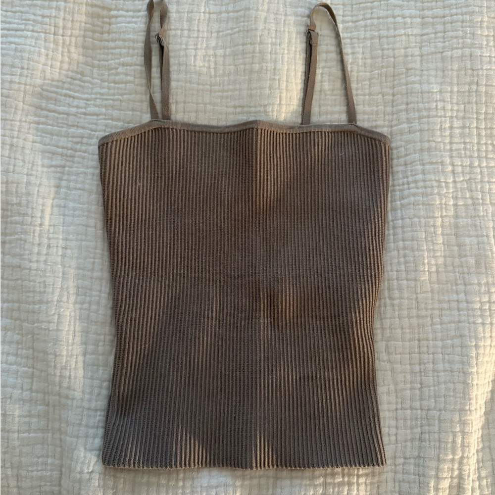 Aritzia Babaton Ribbed Tank Top